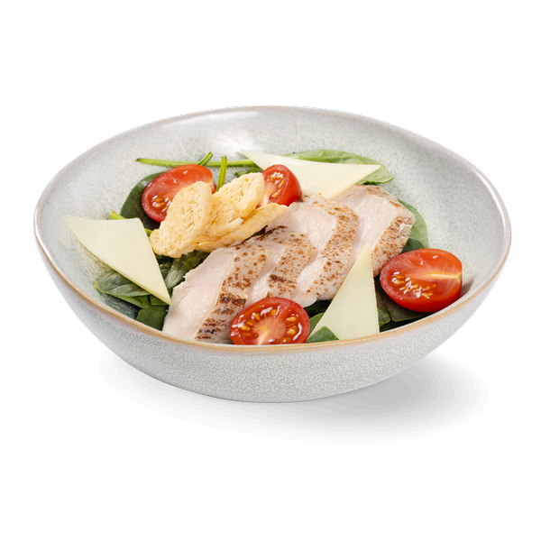 салат Цезарь с курицей